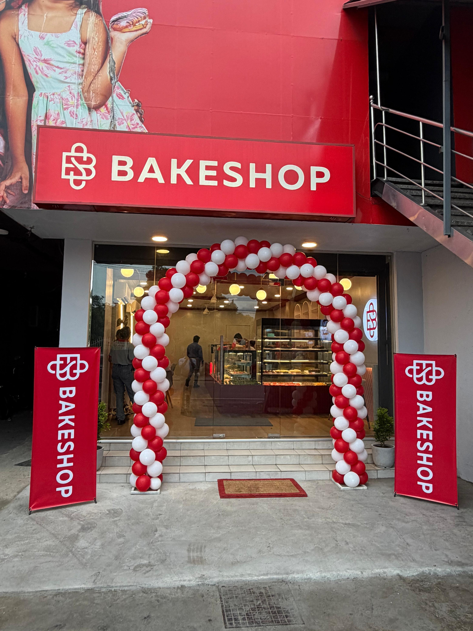 The BakeShop franchise outlet entrance
